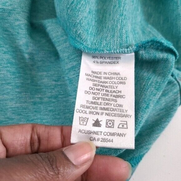 FootJoy Mens FJ Sea Island Golf Polo Shirt XL Green Black Stripe - Picture 6 of 9